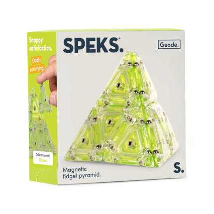 Speks Geode. - The Magnetic Fidget Crystal Pyramid