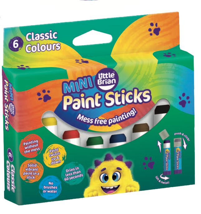 Little Brian Paint Sticks MINI 6 Assorted