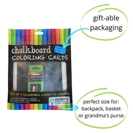 Imagination Starters® Chalkboard MiniMats Colouring Set - Dinosaur & Construction