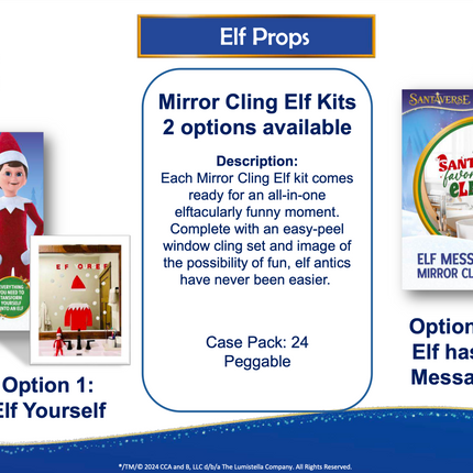 The Elf on the Shelf® Window Clings