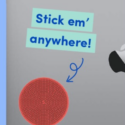 Slabs Assorted 72 Case and Display - The Silicone Sensory Sticker - 6 of each colour