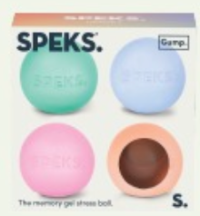 *New* Speks Mini Gump Multi Colour Packs - The Memory Gel Stress Ball