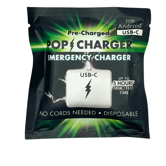 Pop Charger USB- C | Emergency Phone Charger