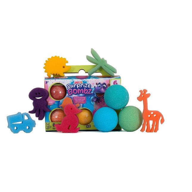 Six Pack Childrens Surprise Bath Bombs