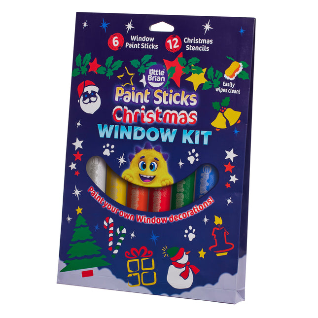 Little Brian Paint Sticks Christmas Window Kit