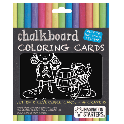 Imagination Starters® Chalkboard MiniMats Colouring Set - Pirates