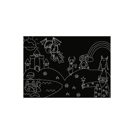 Imagination Starters® Chalkboard Travel Mat - Carnival & Mythical