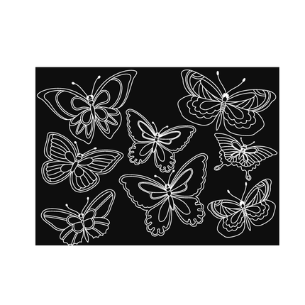 Imagination Starters® Chalkboard Travel Mat Colouring Set - Princess & Butterfly