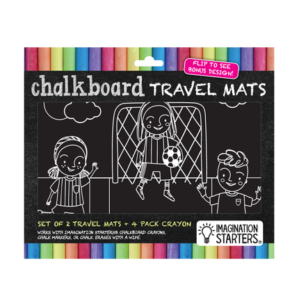 Imagination Starters® Chalkboard Travel Mat - Football