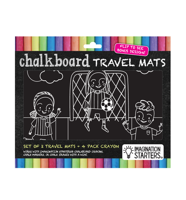 Imagination Starters® Chalkboard Travel Mat - Football