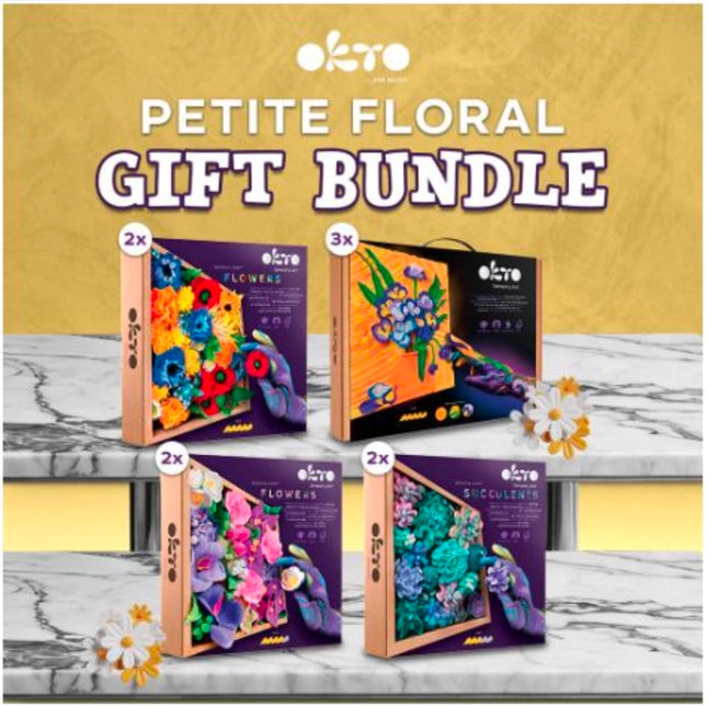 OKTO Petite Floral Gift Bundle - Kids Arts & Crafts