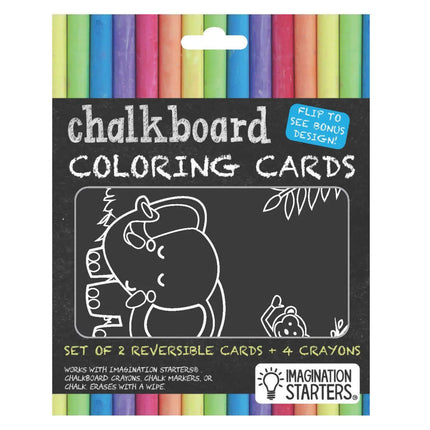 Imagination Starters® Chalkboard MiniMats Colouring Set - Farm & Jungle