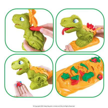 Lovin™ Dinosaur Play Dough Play Set - Okto Clay