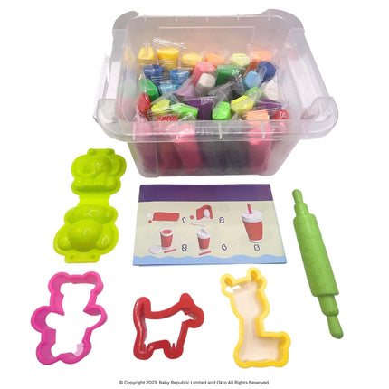 Lovin™ Happy Meal Colour Dough Modelling Set - Okto Clay