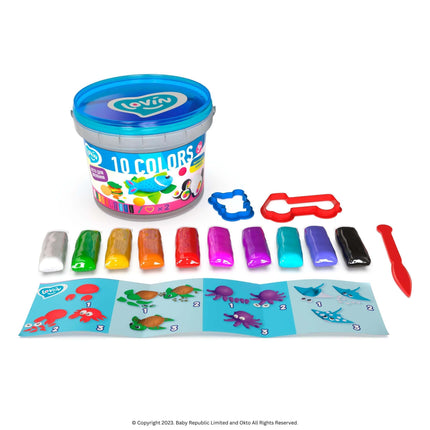 Lovin™ Mini Play Dough Bucket - Okto Clay