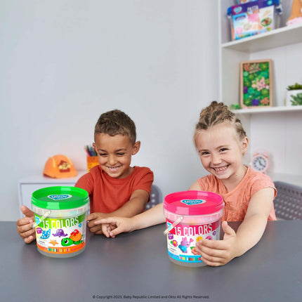 Lovin™ Play Dough Bucket - Animals - Okto Clay