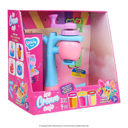 Lovin™ Play Dough Ice Cream Cafe Play Set - Okto Clay