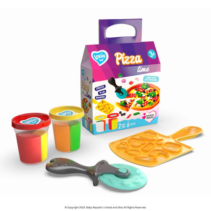 Lovin™ Play Dough Pizza Making Set - Okto Clay