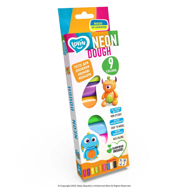 Lovin™ Play Dough Set - Neon - Okto Clay