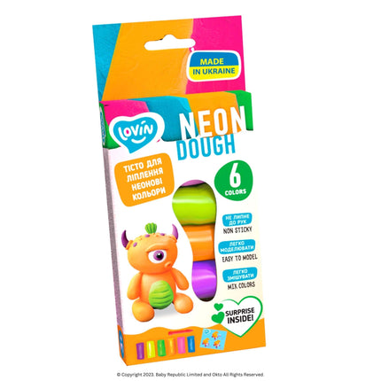 Lovin™ Play Dough Set - Neon - Okto Clay