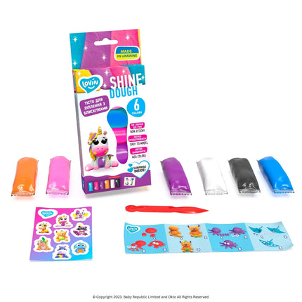 Lovin™ Play Dough Set - Shine - Okto Clay