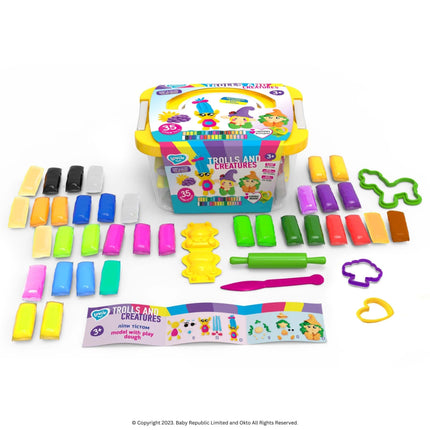 Lovin™ Play Dough Trolls and Creatures Play Set - Okto Clay