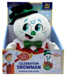 The Elf on the Shelf SnoStax Razzle the Celebration Snowman Plush and Book