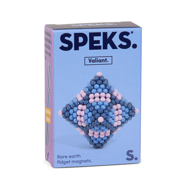 Speks 432 magnetic balls desk fidget toy set bolds blue