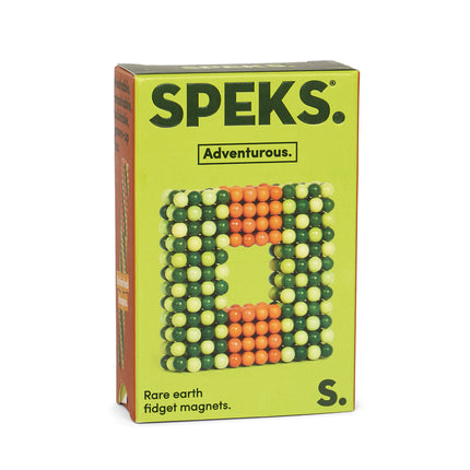 Speks 432 magnetic balls desk fidget toy set bolds green