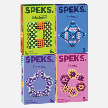 Speks 432 magnetic balls desk fidget toy set bolds mix