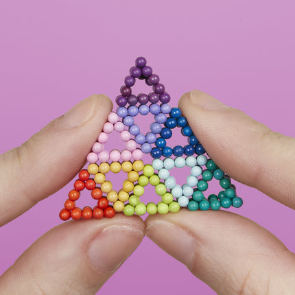 Speks 432 magnetic balls desk fidget toy set matte spectrum