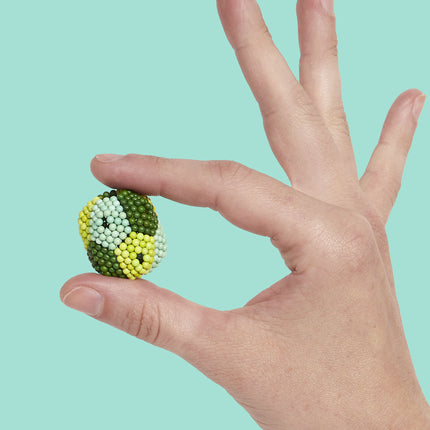 Speks 432 magnetic balls desk fidget toy set pixel green