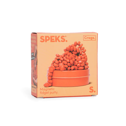 Speks Crags magnetic putty stones desk fidget toy 100 coral