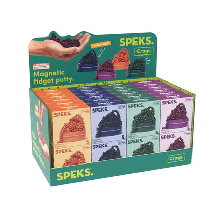 Speks Crags magnetic putty stones desk fidget toy 100 matte mix