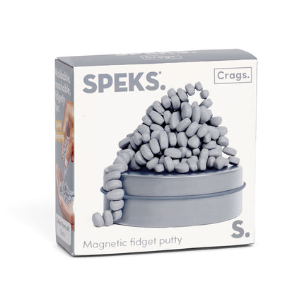 Speks Crags magnetic putty stones desk fidget toy 100 slate