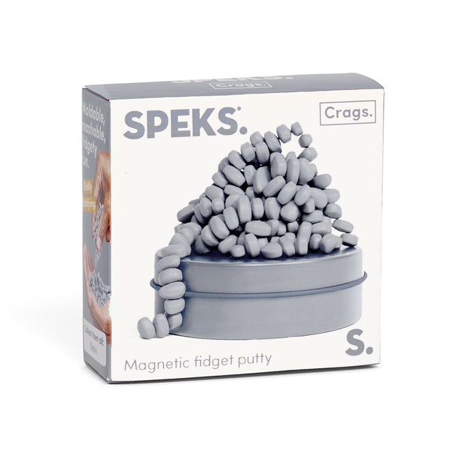 Speks Crags magnetic putty stones desk fidget toy 100 slate