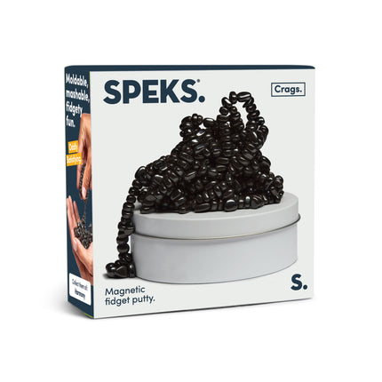 Speks Crags magnetic putty stones desk fidget toy 300 white