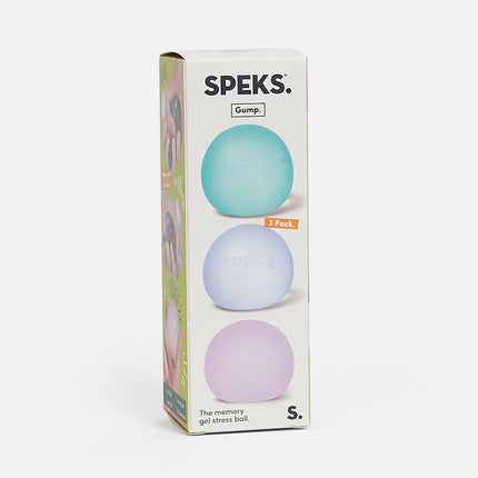 Speks Gump memory gel stress ball multipack desk fidget toys cool