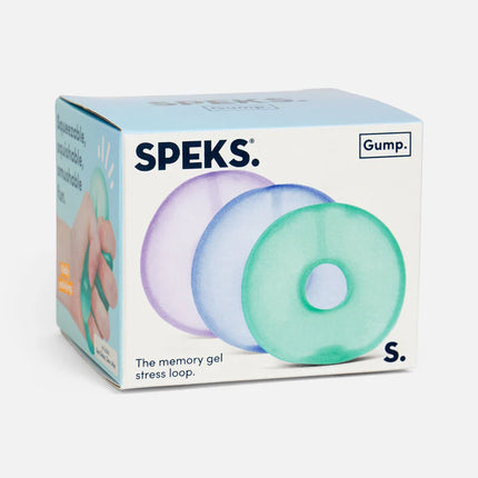 Speks Gump memory gel stress loop multipack desk fidget toys cool