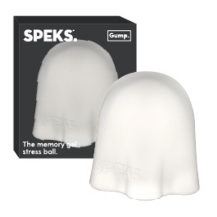 Speks Gump Halloween ghost memory gel stress ball seasonal fidget toy