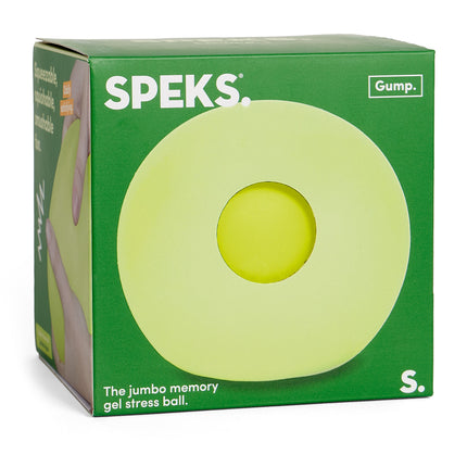 Speks Gump Jumbo large memory gel stress ball desk fidget toy algae