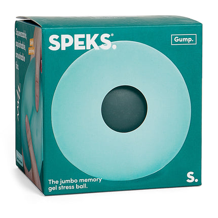 Speks Gump Jumbo large memory gel stress ball desk fidget toy sea glass