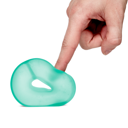 Speks Gump Loop memory gel stress ring desk fidget toy seaglass