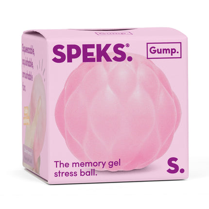 Speks Gump Surface textured memory gel stress ball desk fidget toy quilt