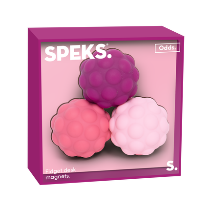 Speks Odds magnetic fidget toy desk stress relief bumps purple