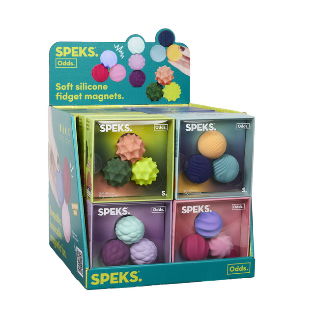 Speks Odds magnetic fidget toy desk stress relief 24 display
