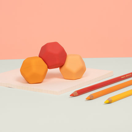 Speks Odds magnetic fidget toy desk stress relief planes orange