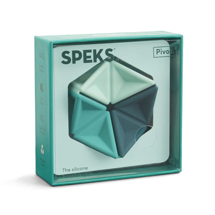 Speks Pivot silicone desk fidget toy spruce