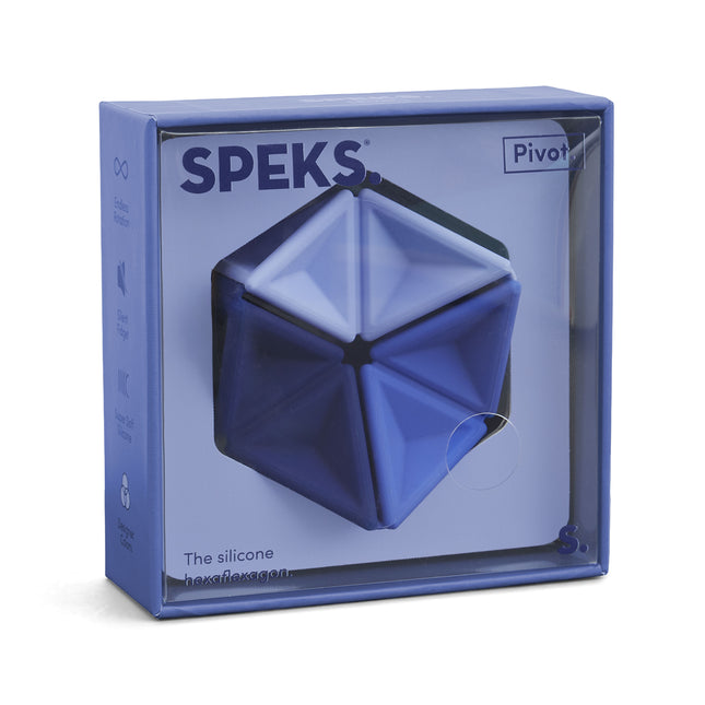 Speks Pivot silicone desk fidget toy storm