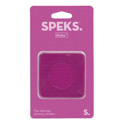 Speks Slabs silicone sensory sticker desk fidget toy static purple